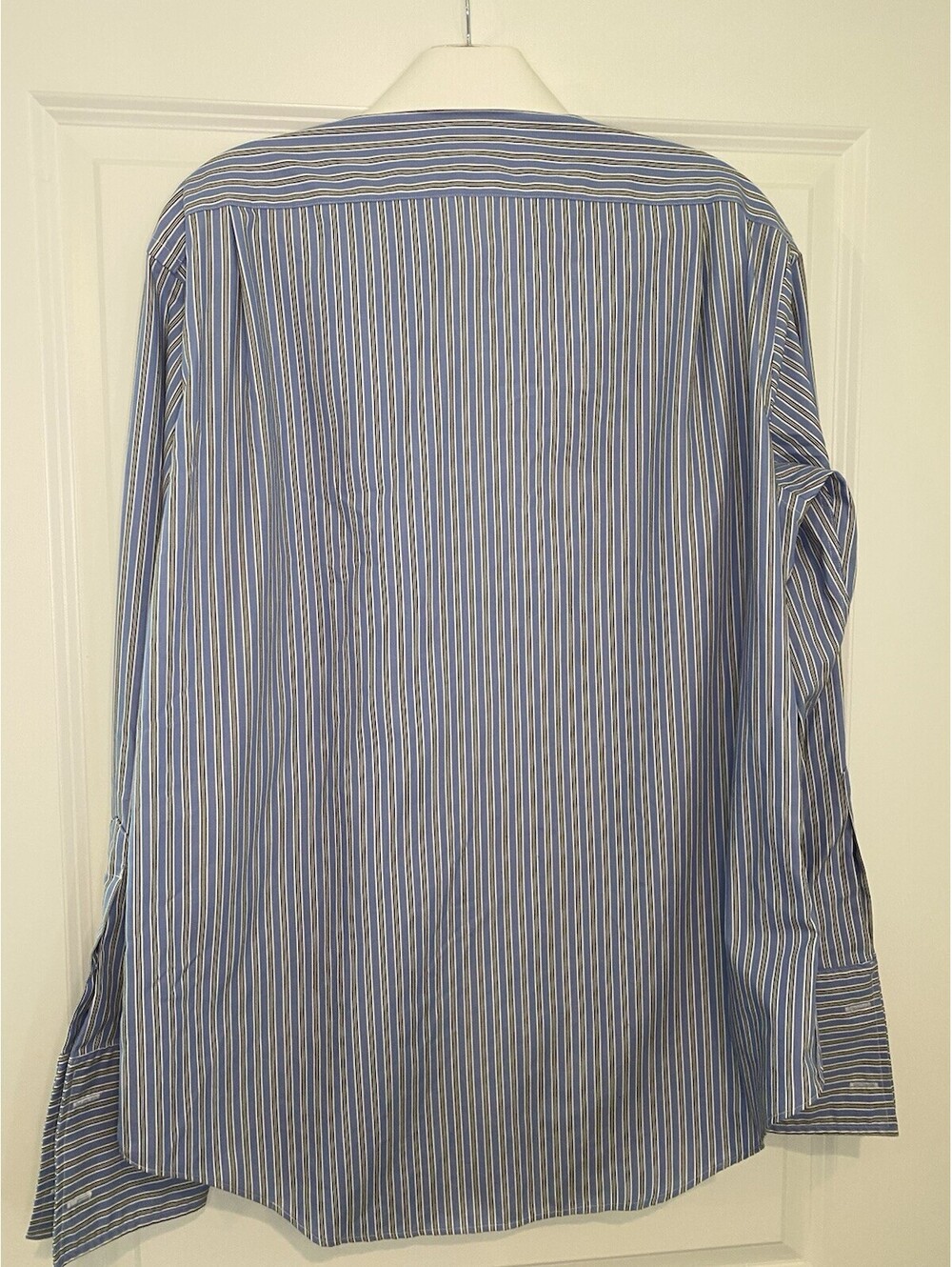 Lauren Ralph Lauren Men's Dress Shirt Blue Classic Fit Non-Iron 15.5 32/33 - Picture 4 of 6
